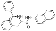 N-(1-(萘-2-基氨基)-1-氧代-3-苯基丙烷-2-基)苯甲酰胺 结构式