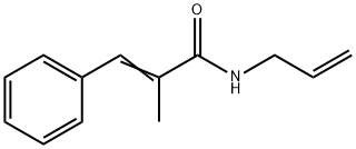 N-Allyl-alpha-methylcinnamamide 结构式