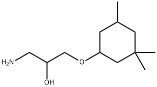 1-氨基-3-((3,3,5-三甲基)氧基)丙-2-醇 结构式