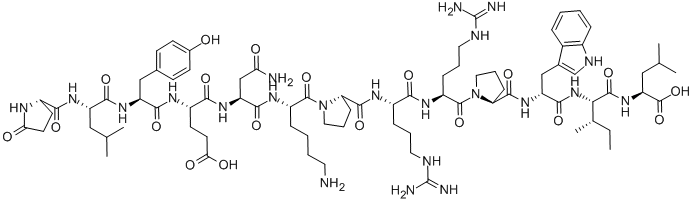 [D- TRP11 ]-NEUROTENSIN 结构式