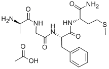 DALA-GLY-PHE-MET-NH2 结构式