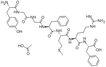 [MET5]-ENKEPHALIN-ARG-PHE 结构式