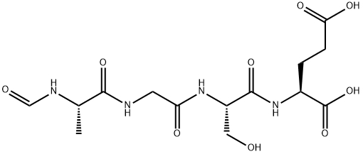 FOR-ALA-GLY-SER-GLU-OH 结构式