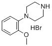 1-(2-Methoxyphenyl-piperazine) 结构式