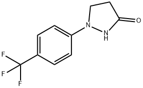 1-[4-(FLUOROMETHYL)PHENYL]-3-HYDROXY-2-PYRAZOLINE 结构式