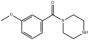 1-(3-甲氧基苯甲酰基)哌嗪 CF3COOH 结构式