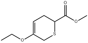 2H-Thiopyran-2-carboxylicacid,5-ethoxy-3,6-dihydro-,methylester(9CI) 结构式