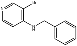 3-BROMO-4-BENZYLAMINOPYRIDINE 结构式