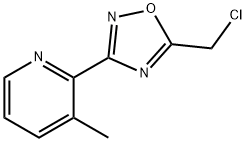 2-(5-氯甲基-1,2,4-恶二唑-3-基)-3-甲基吡啶 结构式