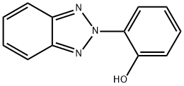 苯酚, 2-(2H-苯并三氮唑-2-基)- 结构式