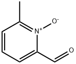2-Pyridinecarboxaldehyde,6-methyl-,1-oxide(9CI) 结构式