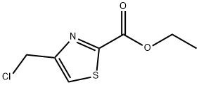 2-噻唑羧基LIC酸,4-(氯甲基)-,乙基酯 结构式