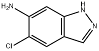 5-氯-1H-吲唑-6-胺 结构式