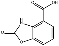 4-BENZOXAZOLECARBOXYLIC ACID, 2,3-DIHYDRO-2-OXO- 结构式