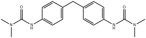 N,N’’-(亚甲基二-4,1-亚苯基)二(N’,N’-二甲基脲) 结构式