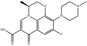 盐酸左旋氧氟沙星 结构式