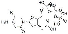 5-MERCURI-2''-DEOXYCYTIDINE 5''-TRIPHOSPHATE CARBONATE TRIS-TRIETHYLAMMONIUM) 结构式