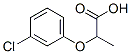 2-(3-Chlorophenoxy)-PropionicAcid 结构式