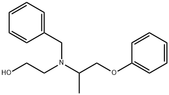 2-[benzyl(1-methyl-2-phenoxyethyl)amino]ethanol 结构式
