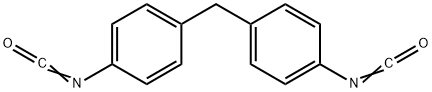 二苯基甲烷-4,4'-二异氰酸酯 结构式