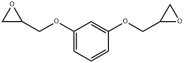 间苯二酚二缩水甘油醚 结构式