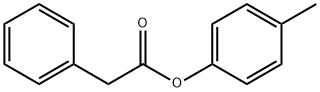 苯乙酸对甲酚酯 结构式