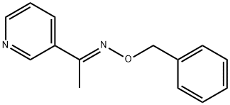 Ethanone, 1-(3-pyridinyl)-, O-(phenylMethyl)oxiMe, (1E)- 结构式