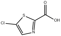 5-氯噻唑-2-羧酸 结构式