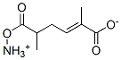 ammonium 2-carboxylatopropyl methacrylate 结构式