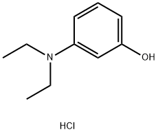3-(diethylamino)phenol hydrochloride 结构式