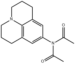 N-Acetyl-N-(2,3,6,7-tetrahydro-1H,5H-benzo[ij]quinolizin-9-yl)acetamide 结构式