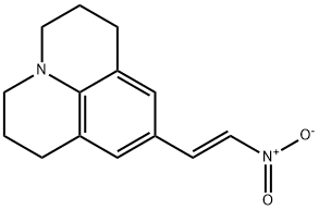 2,3,6,7-Tetrahydro-9-[(E)-2-nitrovinyl]-1H,5H-benzo[ij]quinolizine 结构式