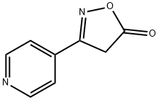 3-(4-吡啶基)2-异恶唑-5-酮 结构式