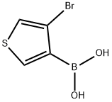 4-溴噻吩-3-硼酸 结构式