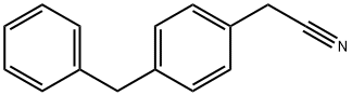 4-苯甲基苯基乙腈 结构式