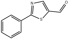 2-苯基-1,3-噻唑-5-甲醛 结构式
