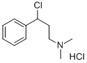 (3-氯-3-苯基丙基)-二甲胺盐酸盐 结构式