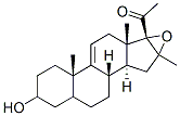 16Α,17Α-环氧-16Β-甲基孕甾-9(11)-烯-3Β-醇-20-酮 结构式
