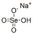 Selenic acid, monosodium salt 结构式