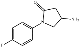 4-氨基-1-(4-氟苯基)吡咯烷-2-酮盐酸盐 结构式