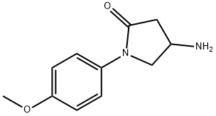 4-氨基-1-(4-甲氧苯基)吡咯烷-2-酮盐酸盐 结构式