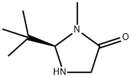 (R)-2-(叔丁基)-3-甲基-4-咪唑烷酮 结构式
