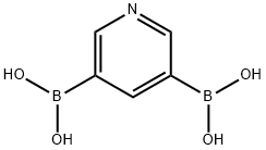 3,5-Pridine diboronic acid 结构式