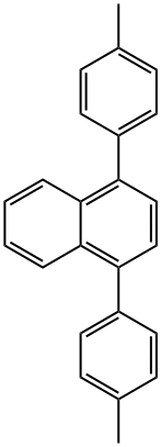 1,4-二(4-甲基苯基)萘 结构式
