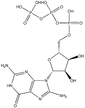 8-aminoguanosine triphosphate 结构式