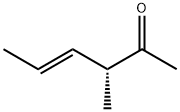 4-Hexen-2-one, 3-methyl-, [R-(E)]- (9CI) 结构式