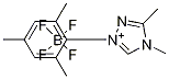 1-均三甲苯基-3,4-二甲基-4H-1,2,4-三唑-1-四氟硼酸盐 结构式