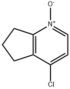 4-氯-6,7-二氢-5H-环戊烷并[B]吡啶 1-氧化物 结构式