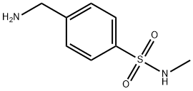 4-(氨基甲基)-N-甲基苯并-1-磺酰胺 结构式