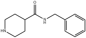 N-苄基哌啶-4-甲酰胺 结构式